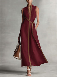 Women's Flowing Wide Skirt Evening Dress