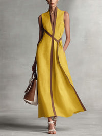 Women's Flowing Wide Skirt Evening Dress