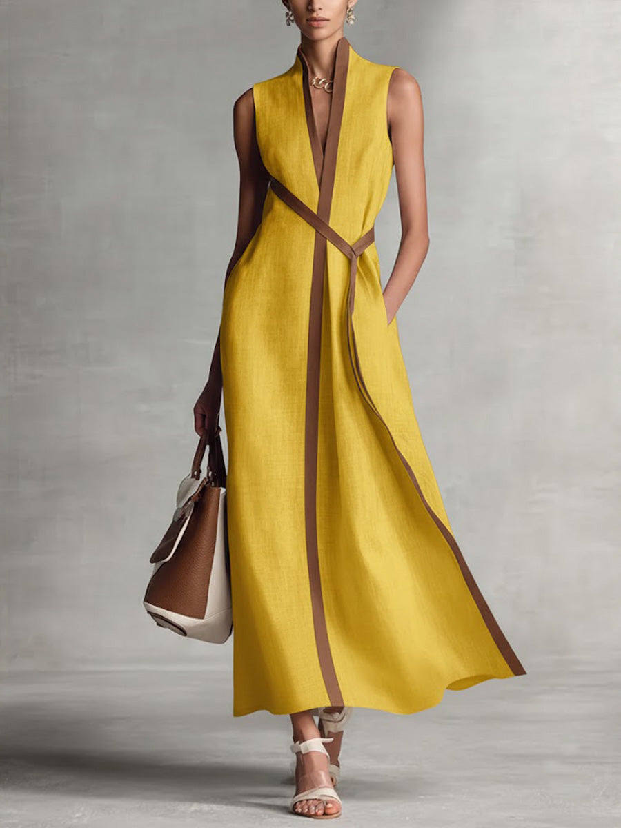 Women's Flowing Wide Skirt Evening Dress
