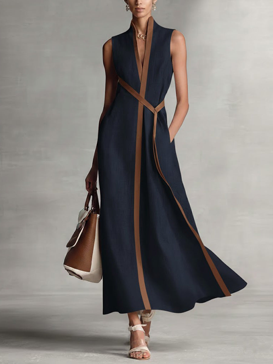Women's Flowing Wide Skirt Evening Dress