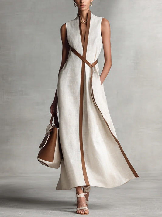 Women's Flowing Wide Skirt Evening Dress