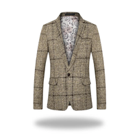 Achille | Men's Bold Check Tailored Blazer