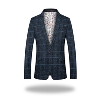 Achille | Men's Bold Check Tailored Blazer