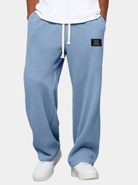 Men's Joggers Waffle Knit Relaxed Fit
