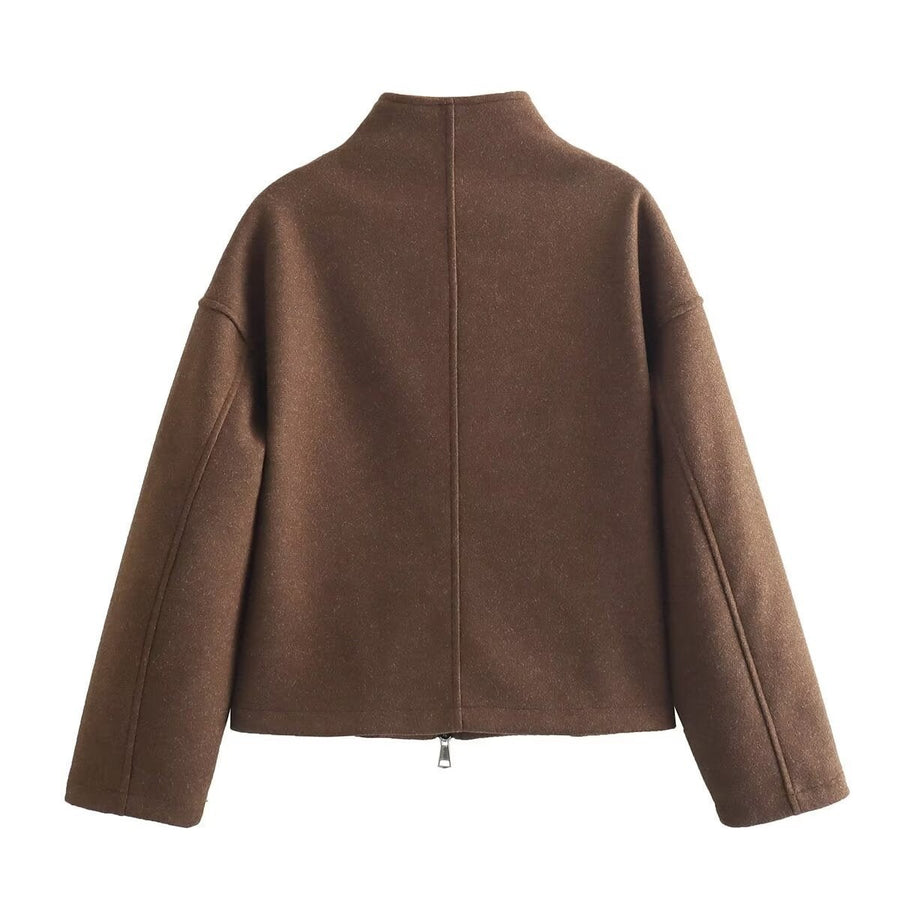 Adeline Casual Quilted Jacket with Pockets