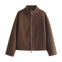 Adeline Casual Quilted Jacket with Pockets in Bildfarbe