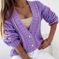 Adeline Knit Cardigan with Oversized