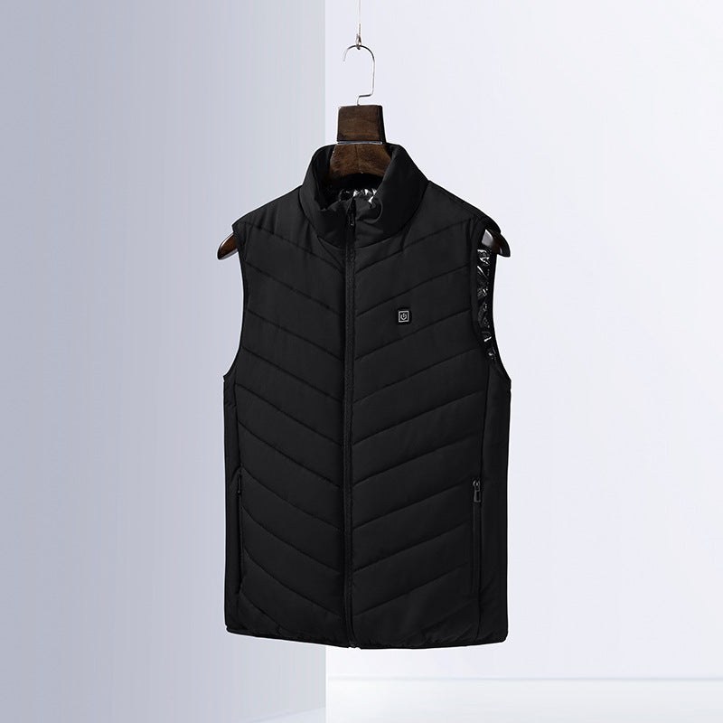 Adeline Vest with Pockets in Black