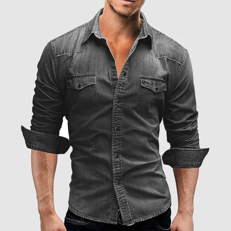 Adrian Casual Denim Shirt