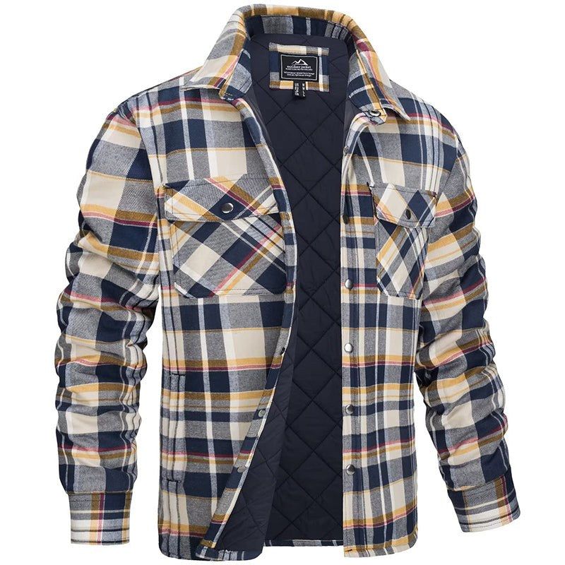 Adrian Jacket with Checked in Yellow