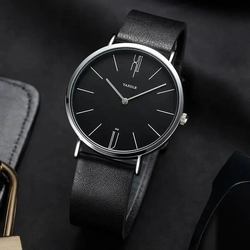 Adrian Watch in Schwarz/Schwarz