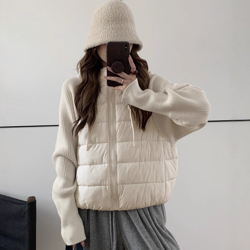 Agnes Jacket with Hood in Cream