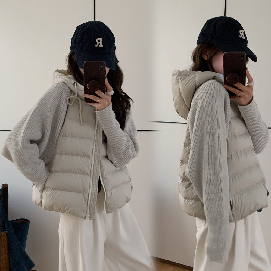 Agnes Jacket with Hood in Grey