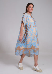 Ainsley™ Elegant Floral Dress in Green