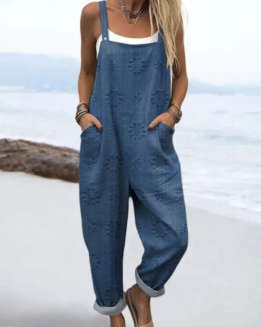 Aiza™ Meadow Glow Jumpsuit in Blue