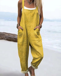 Aiza™ Meadow Glow Jumpsuit in Yellow