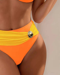 Alanna™ Sexy Trendy Two-Piece Bikini in Orange