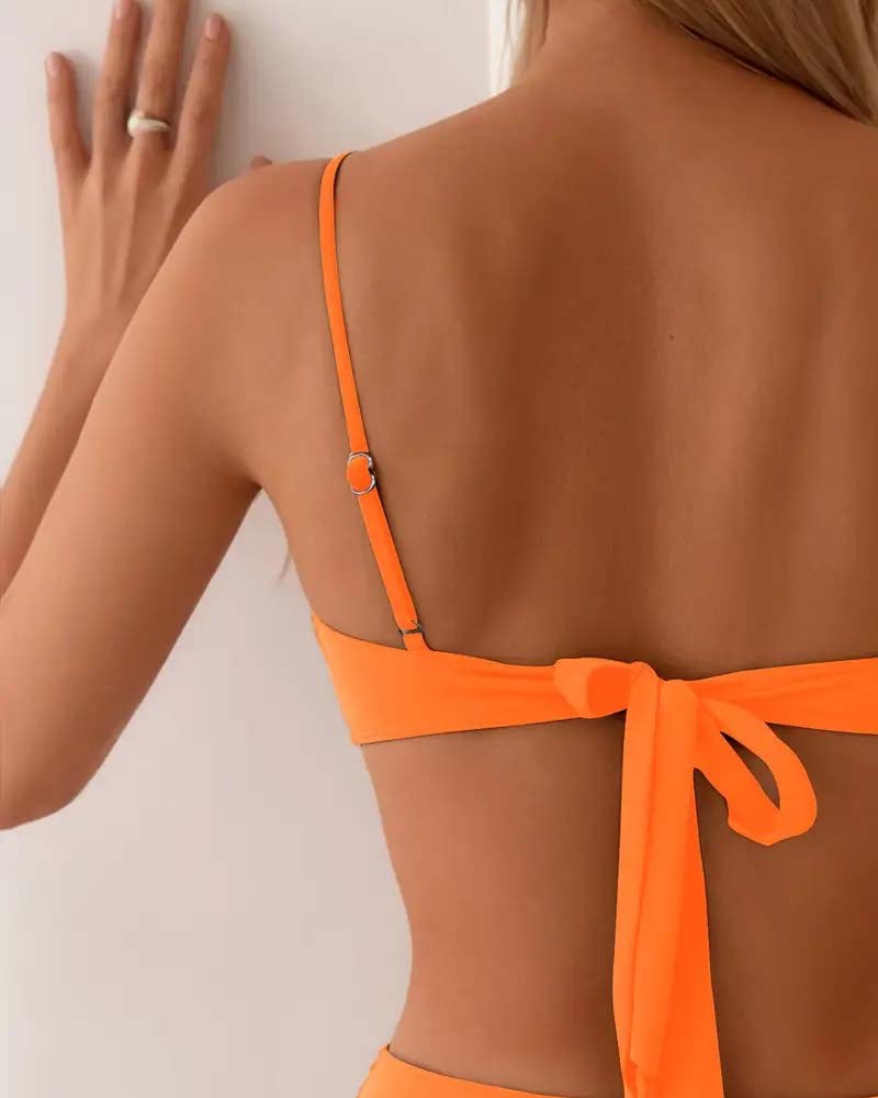 Alanna™ Sexy Trendy Two-Piece Bikini in Orange