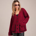 Alara Casual Knit Cardigan with Pockets