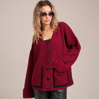 Alara Casual Knit Cardigan with Pockets