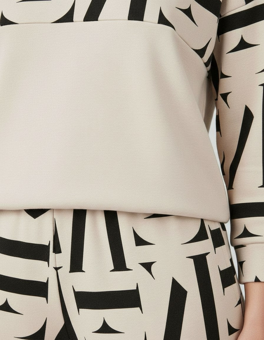 Alara Comfortable Suit in Beige