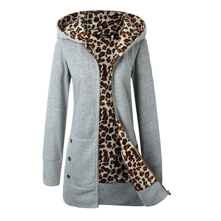 Alara Hoodie with Hood in Light Grey