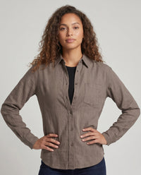 Alba Casual Linen Blouse