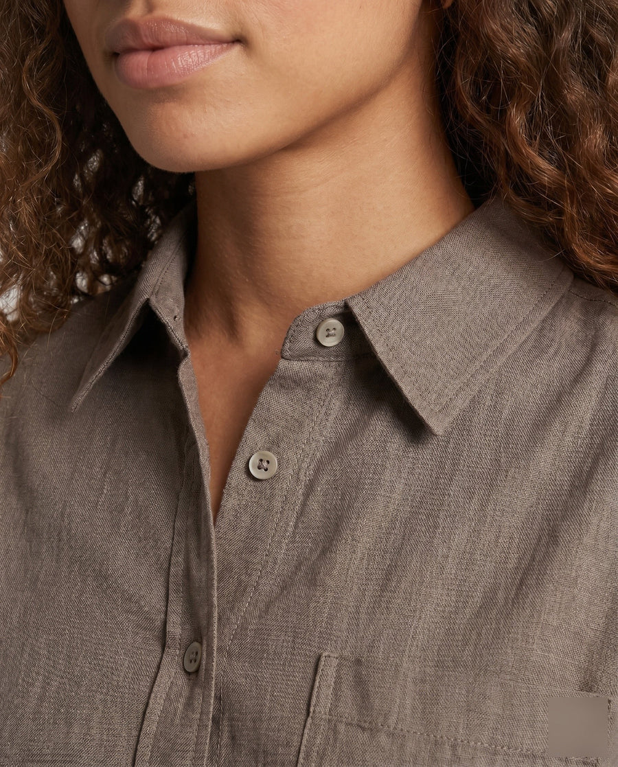 Alba Casual Linen Blouse