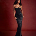 Alba Elegant Maxi Dress with Side Split