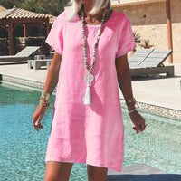 Alba Lightweight Linen Dress