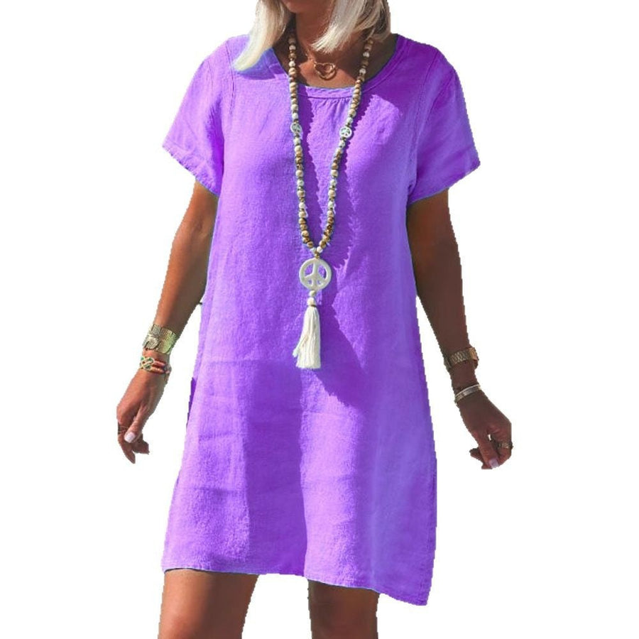 Alba Lightweight Linen Dress
