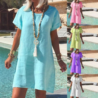 Alba Lightweight Linen Dress