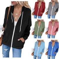 Alessia Casual Jacket with Zip Front and Pockets