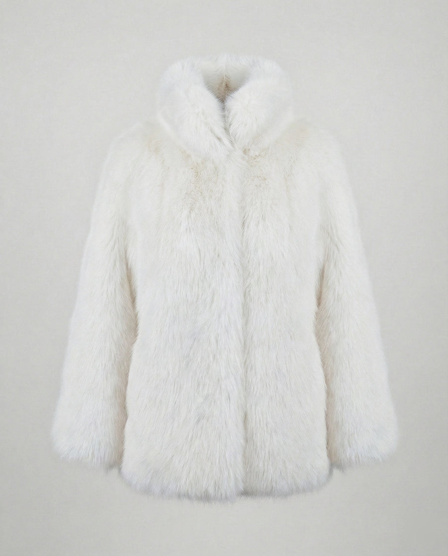 Alessia Coat in White