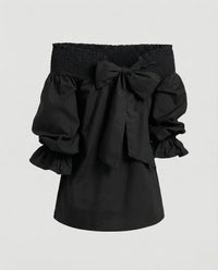 Alessia Linen Blend Dress in Black