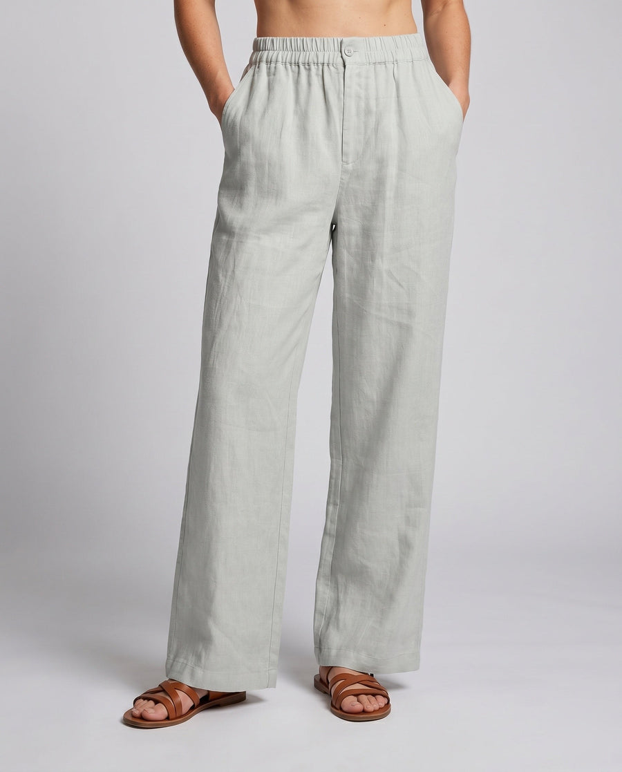 Alessia Linen Trousers with Pockets