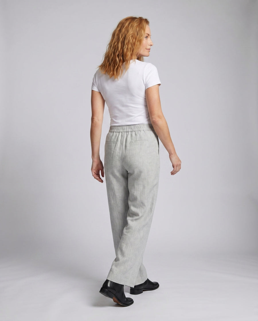 Alessia Linen Trousers with Pockets