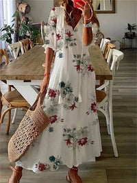 Alessia Summer Dress in White