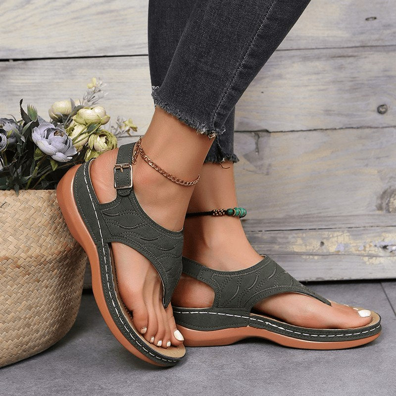 Alessia Supportive Style, All-Day Comfort in Army Green