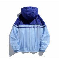 Alice Breathable Jacket with Hood in Blue