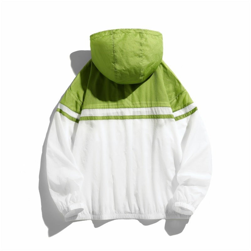 Alice Breathable Jacket with Hood in Green