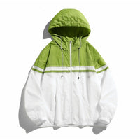 Alice Breathable Jacket with Hood in Green