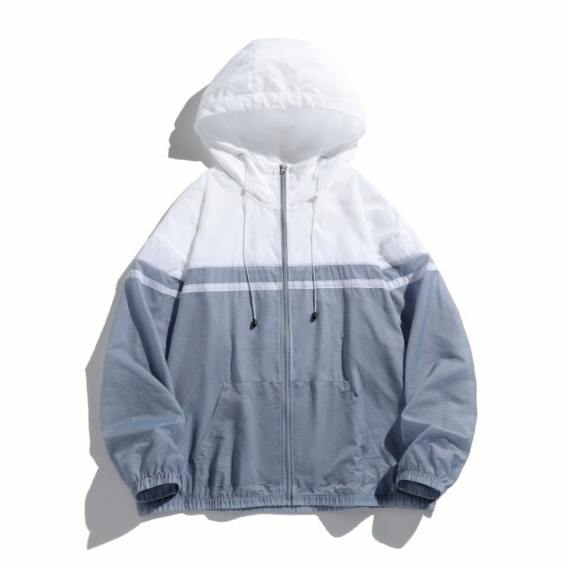 Alice Breathable Jacket with Hood in White