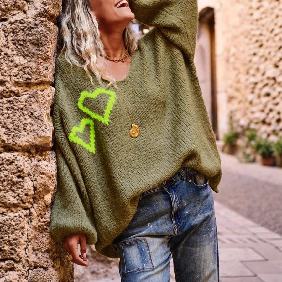 Alice Casual Sweater with Oversized