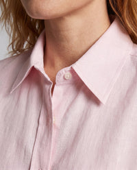 Alice Elegant Linen Blouse with Oversized