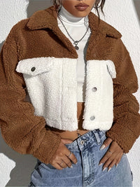 Alice Jacket with Pockets and Oversized in Dark Brown