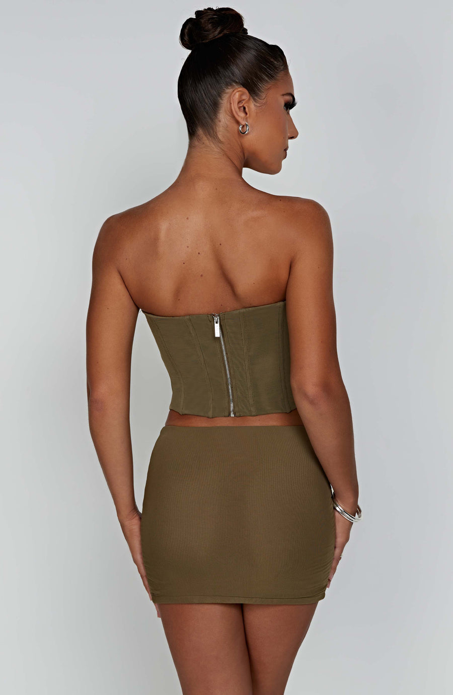 Melanie Mini Skirt - Khaki