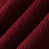 Allen Alpaca Wool Cardigan in Crimson
