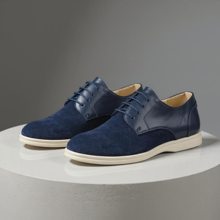 Allen Dress Sneaker in Navy Blue