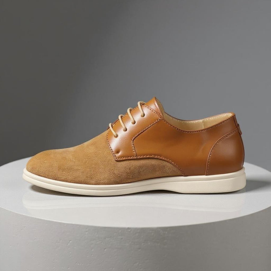 Allen Dress Sneaker in Sienna Brown